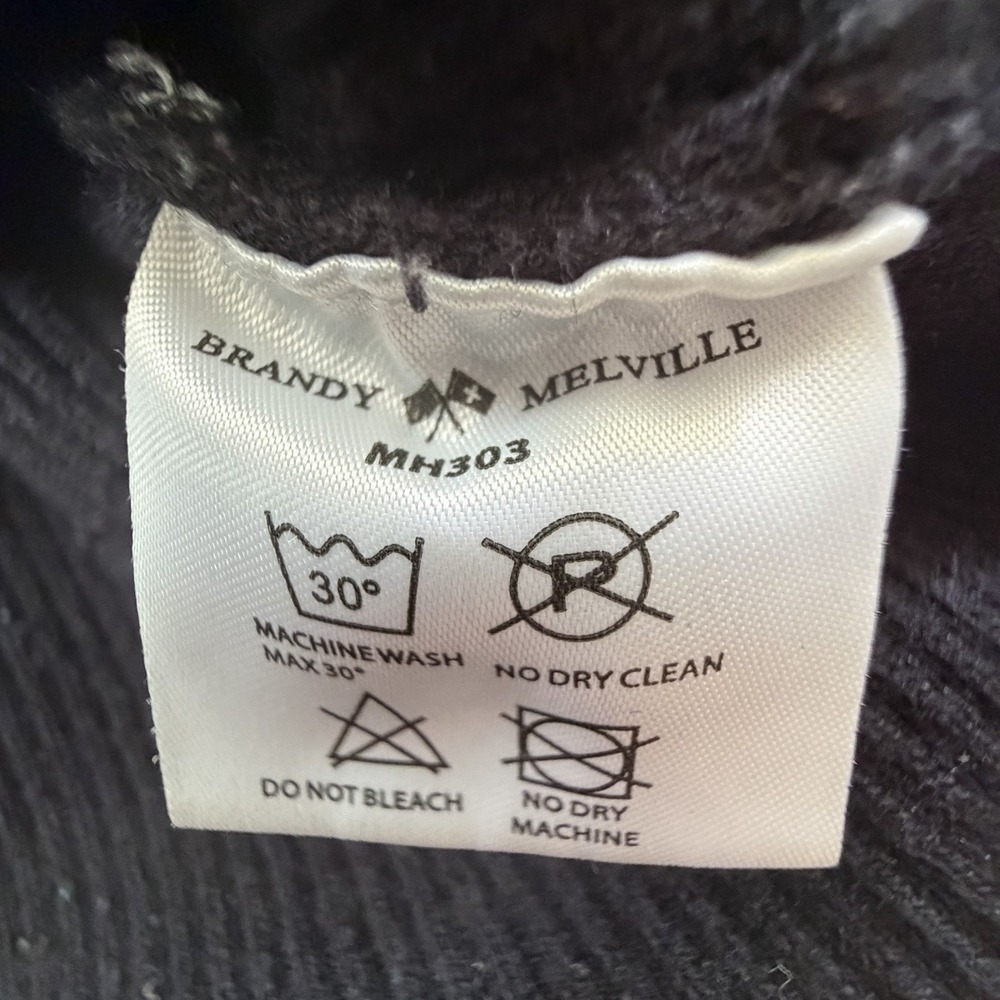 Brandy Melville Black Spaghetti Strap Mini Dress One Size - Picture 5 of 5